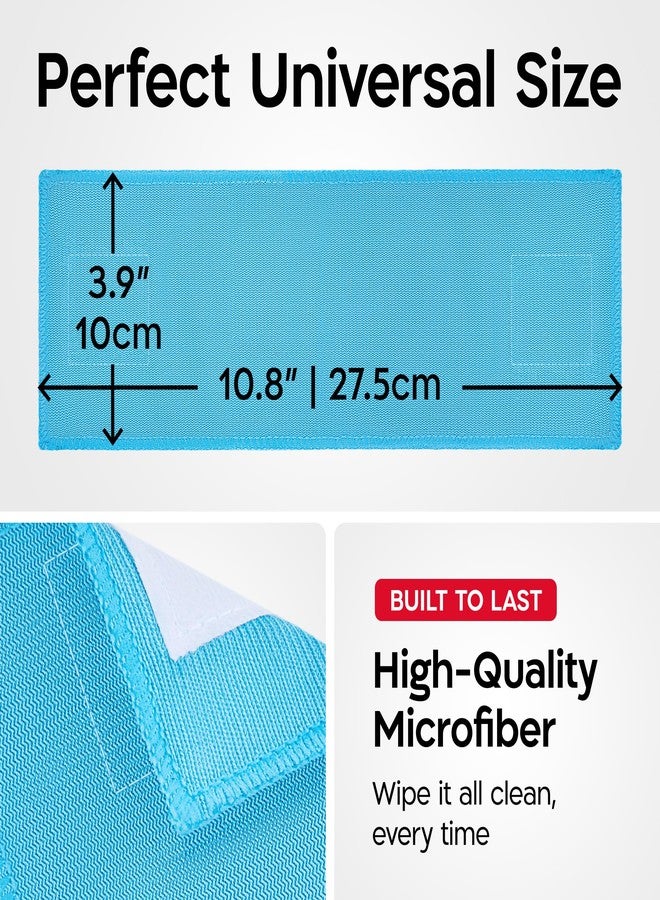 Tyroler Bright Tools Premium Replacement Microfiber Cleaning Cloths | Exclusively Designed for The Glider Magnetic Window Cleaner | Ultra-Soft, Non-Abrasive & Highly Absorbent (Blue - Pack of 6) - Image 4