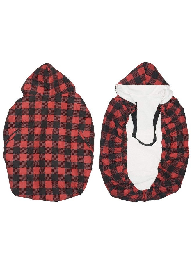 Jolly Jumper Snuggle Cover - Red/Black Plaid - Image 3