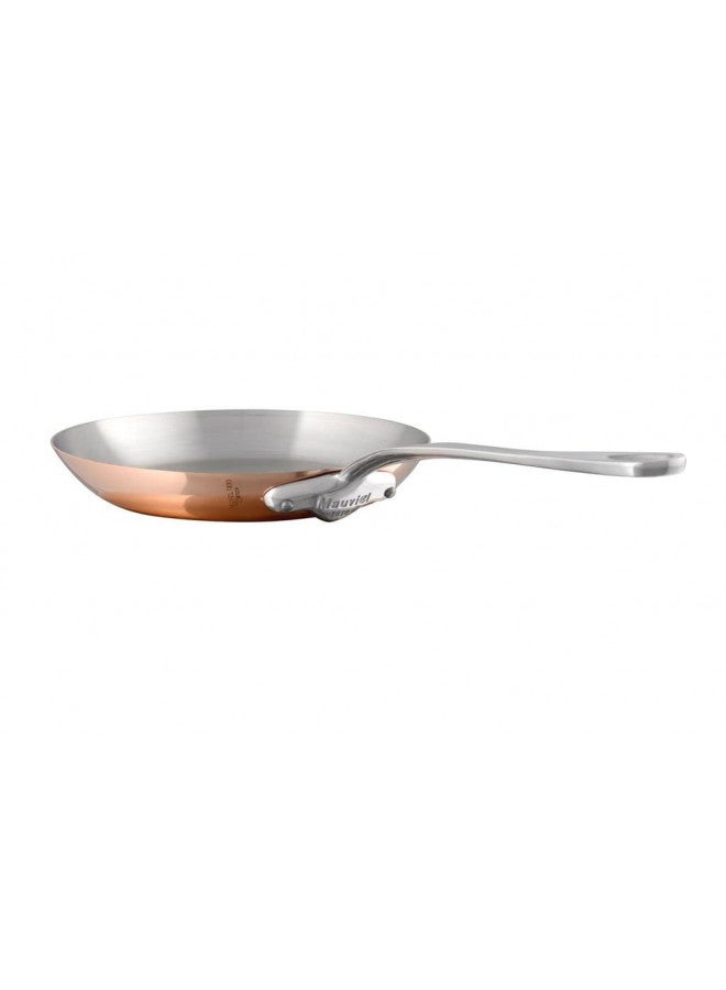 Mauviel Mauviel M'Heritage 150 S 1.5mm Polished Copper & Stainless Steel Frying Pan With Cast Stainless Steel Handle, 10.2-in, Made In France  - Image 1