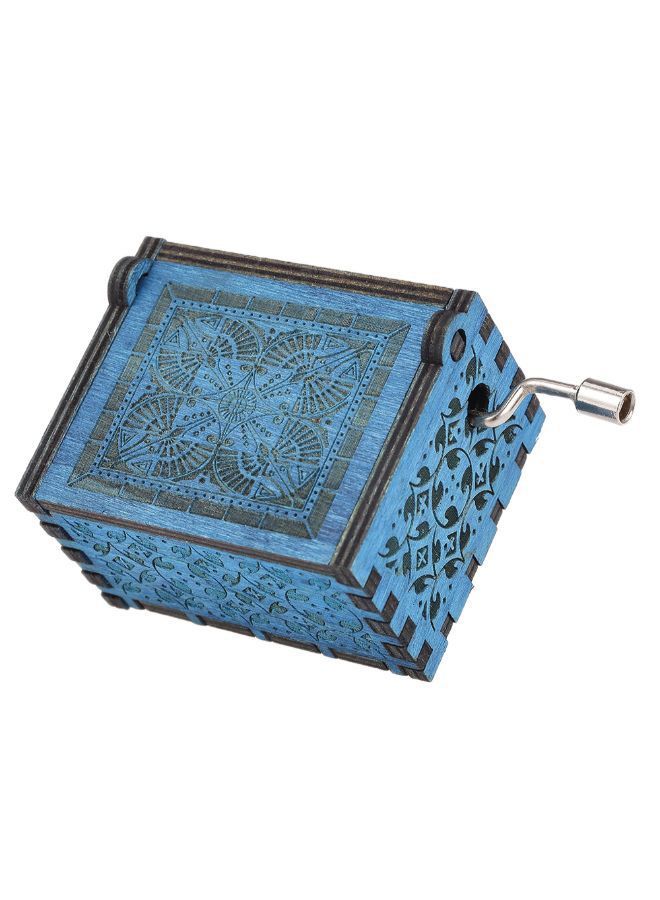 NIBEMINENT Wooden Theme Song Music Box V412 Blue/Black  - Image 1