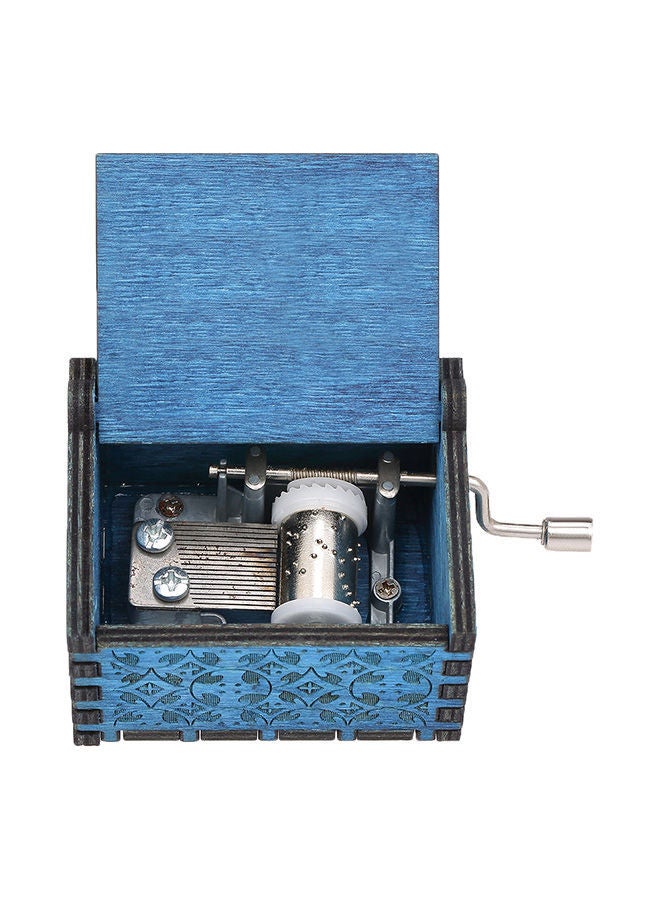 NIBEMINENT Wooden Theme Song Music Box V412 Blue/Black  - Image 5