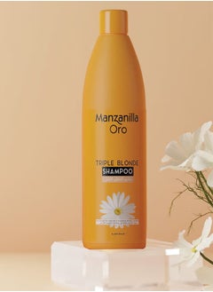 Manzanilla Manzanilla Oro Triple Blonde Shampoo 400ml  - Image 3