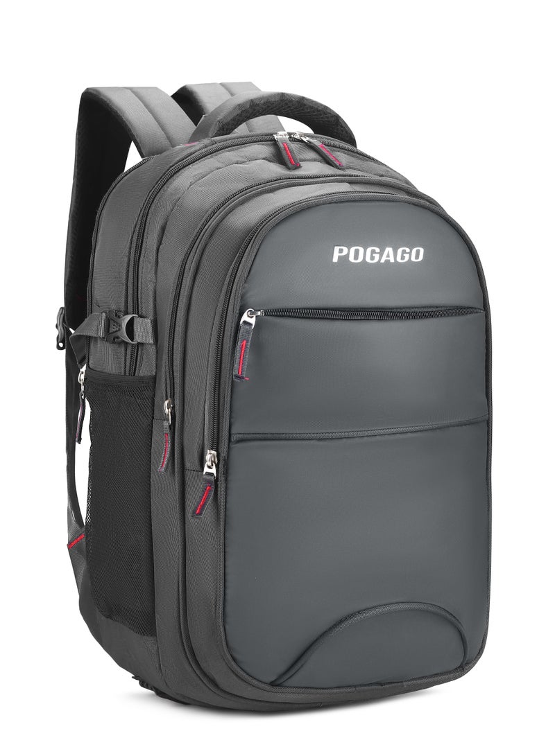 بوجاجو حقيبة ظهر Pogago المقاومة للماء لأجهزة الكمبيوتر المحمولة مقاس 15.6 بوصة - حقيبة ظهر للأعمال والسفر والمناسبات اليومية للرجال والنساء - Image 1