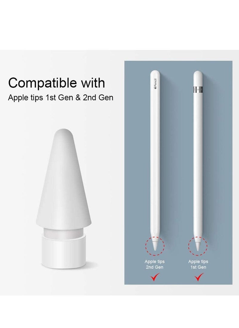 KASTWAVE - Stylus Tips Compatible for Apple iPad Pro pencil iPencil Nibs Replacement Pen 1st Gen 2nd Generation High Sensitivity and Support Pressure-Sensitive Operation 2 Pack - Image 1