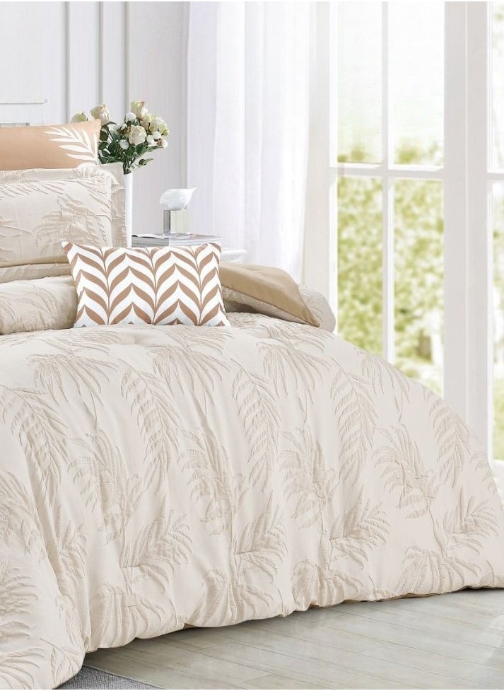LEVORE - Classic 8-piece striped double bed sheet set, king size - Image 1