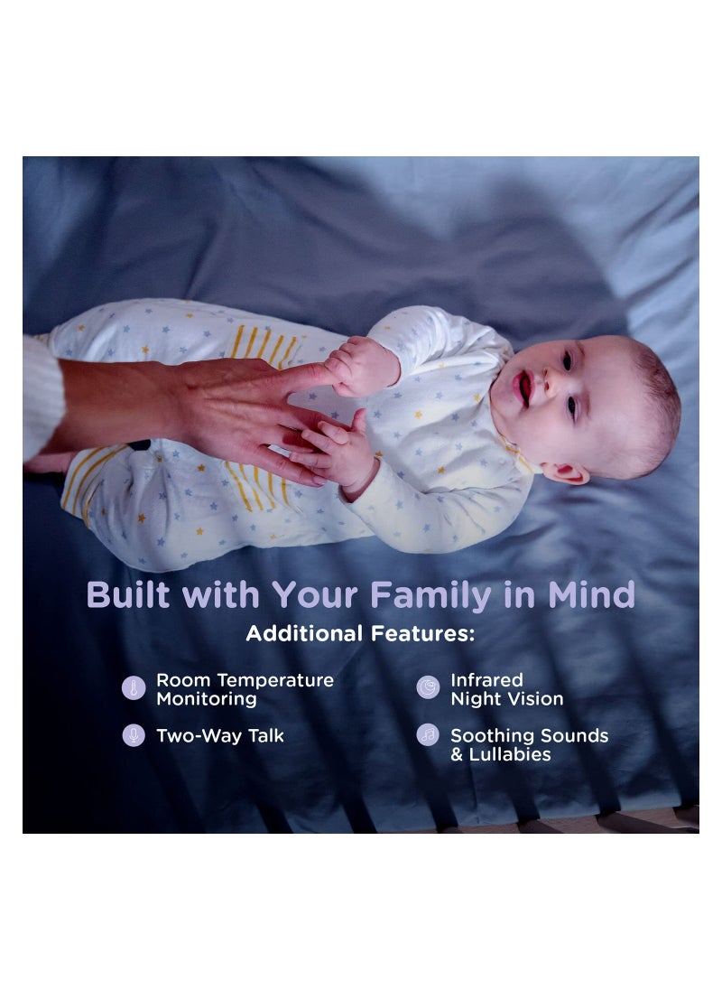 hubble connected - Hubble Connected Nursery Pal Glow Smart Connected, Wi-Fi Enabled Baby Monitor, View from Compatible Smartphone - Image 1