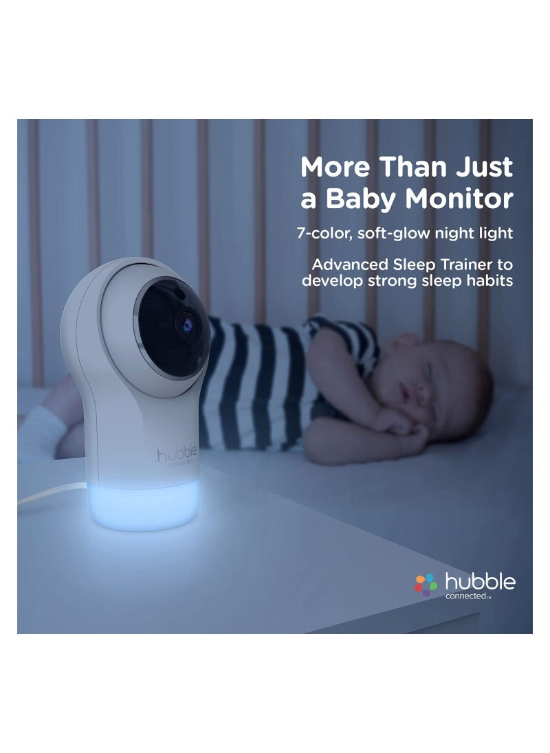 hubble connected - Hubble Connected Nursery Pal Glow Smart Connected, Wi-Fi Enabled Baby Monitor, View from Compatible Smartphone - Image 1
