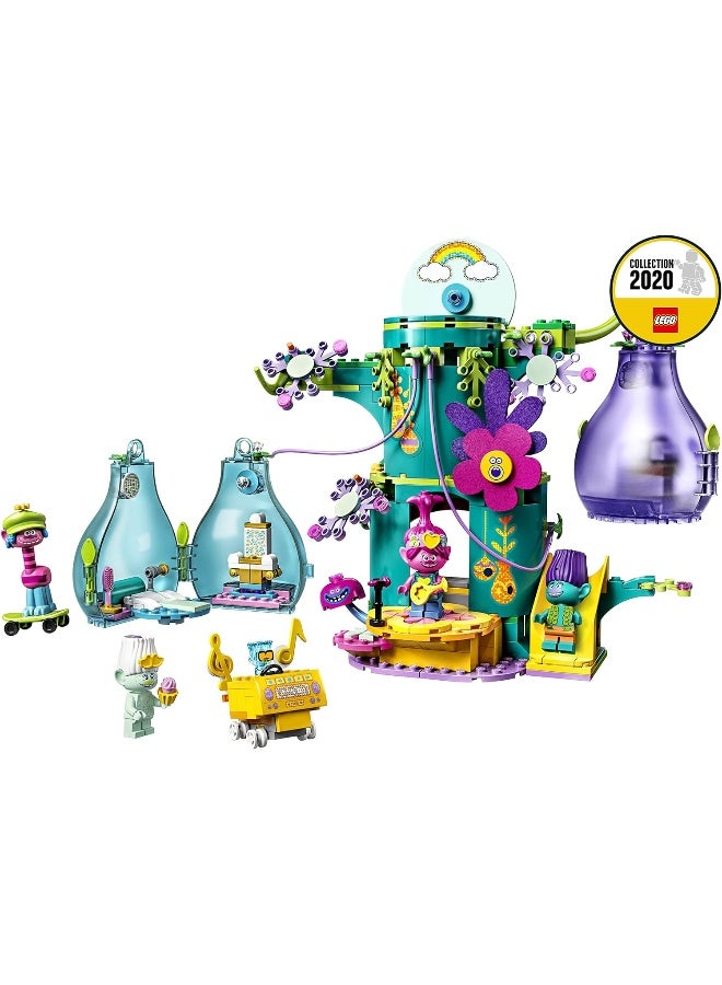 LEGO Trolls World Tour Pop Village Celebration 41255 Trolls Tree House Building Kit for Kids (380 Pieces) - Image 2