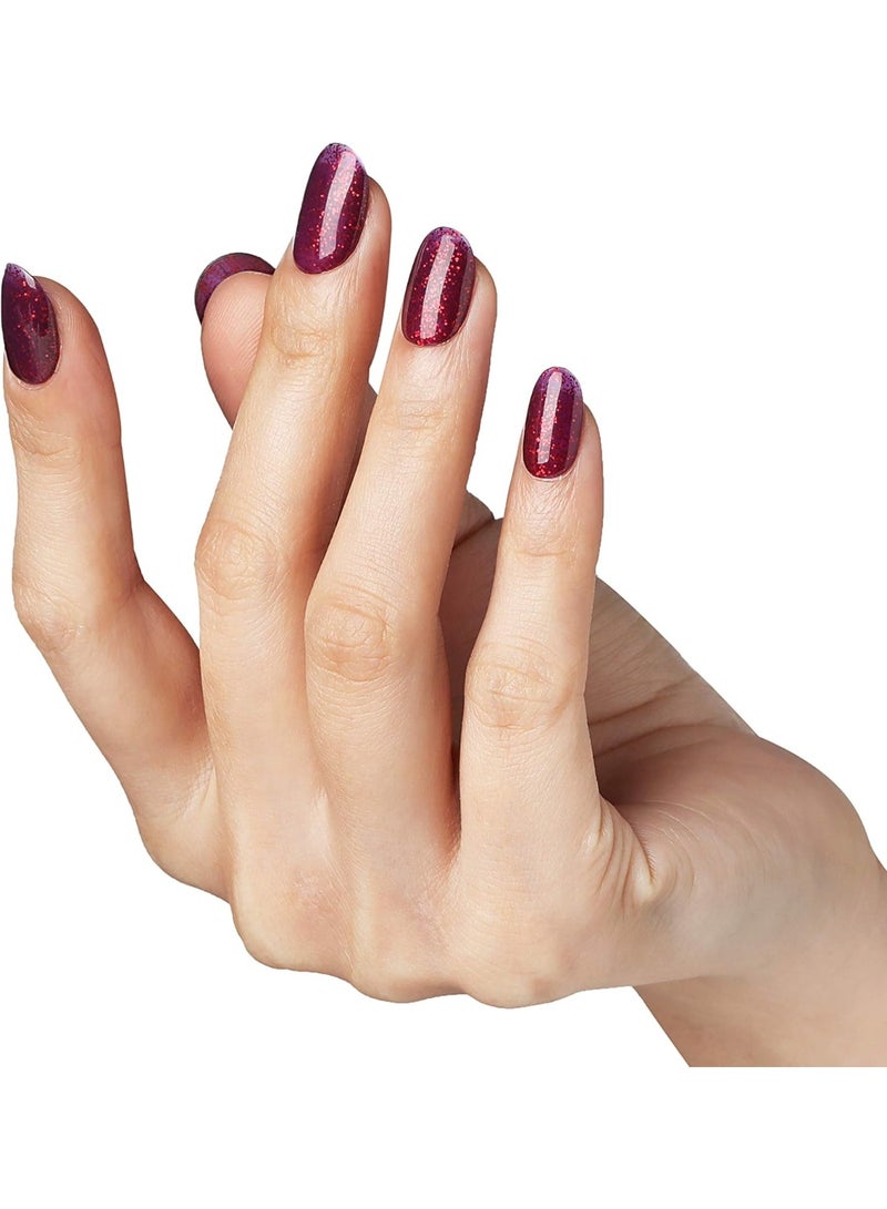 Bluesky Gel Nail Polish Set Duo Tinsel Toast 80544 And Ruby Ritz 80545 Red Gold Glitter Long Lasting Chip Resistant 10 ml Requires Drying Under UV LED Lamp - Image 4