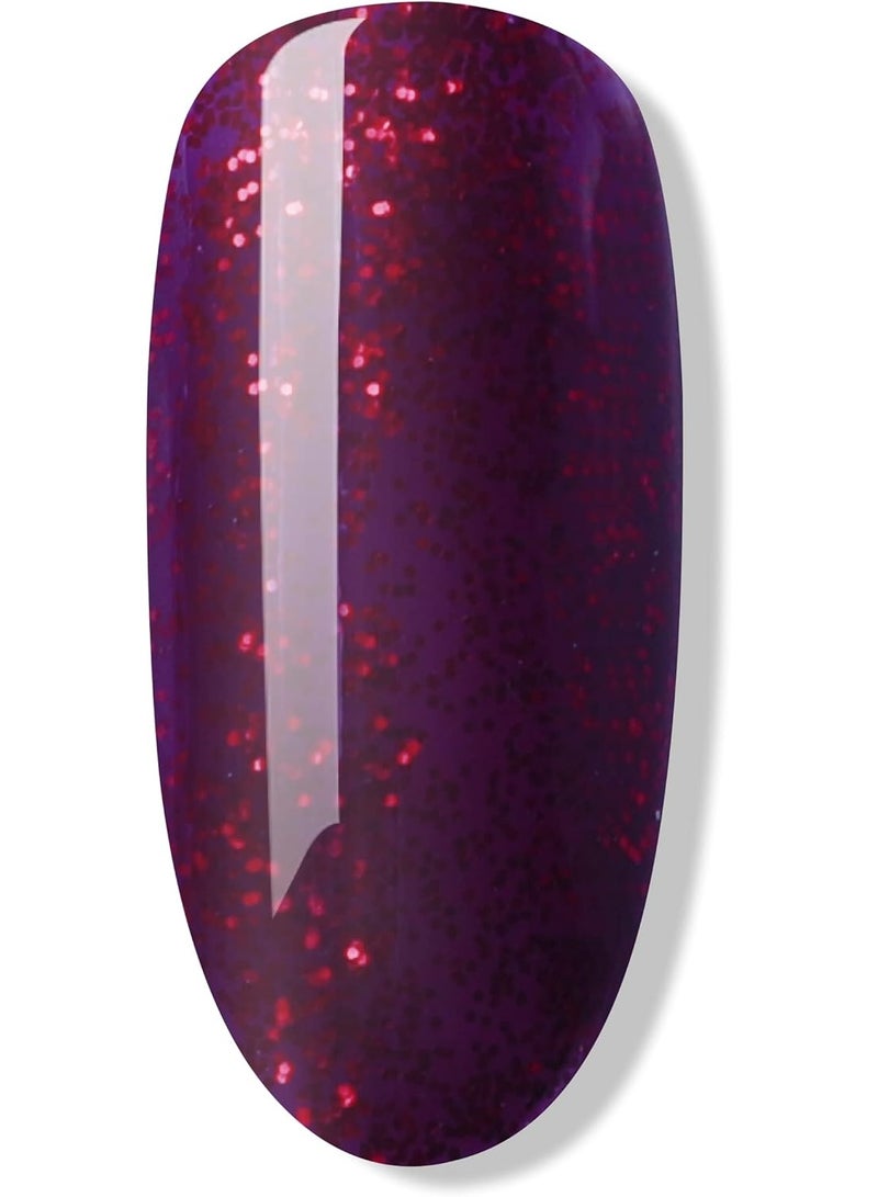 Bluesky Gel Nail Polish Set Duo Tinsel Toast 80544 And Ruby Ritz 80545 Red Gold Glitter Long Lasting Chip Resistant 10 ml Requires Drying Under UV LED Lamp - Image 1