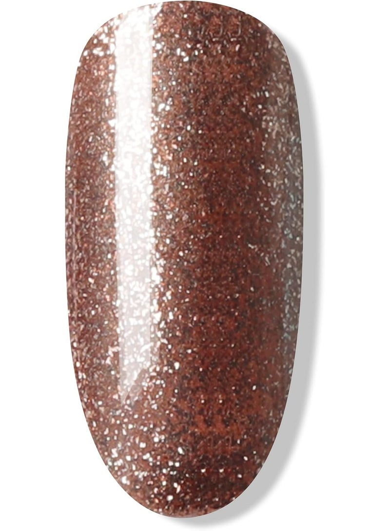 Bluesky Gel Nail Polish Set Duo Tinsel Toast 80544 And Ruby Ritz 80545 Red Gold Glitter Long Lasting Chip Resistant 10 ml Requires Drying Under UV LED Lamp - Image 2