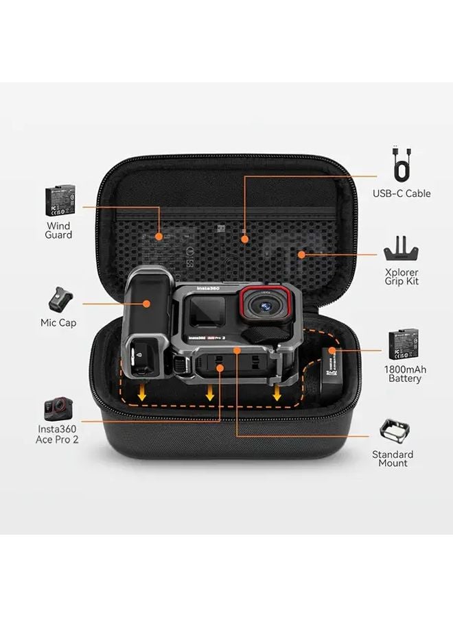 Insta360 Ace Pro Ace Pro 2 Travel Portable Storage Case Black Box Only - Image 2