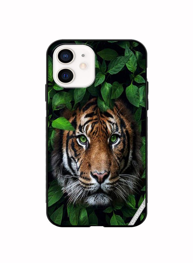 Protective Case Cover For Apple iPhone 12 Mini Tiger Design Multicolour
