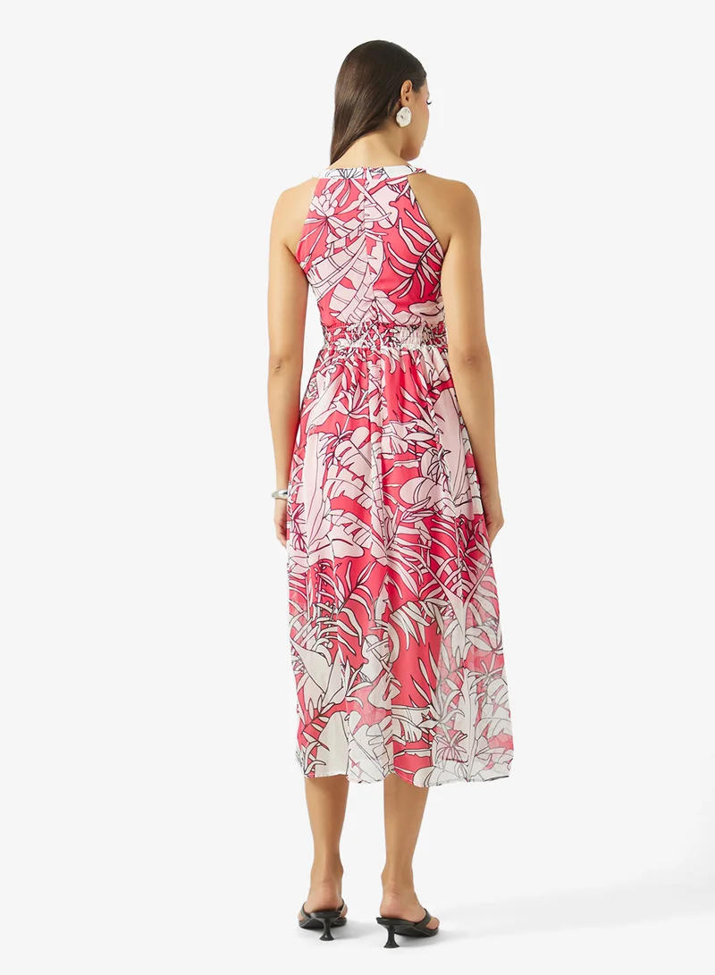 ELLA Printed A-line Dress