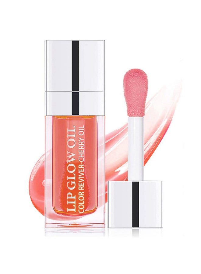 Alisesun Lip Oil Hydrating Tinted Lip Balm Plump Lip Gloss Lip Care Transparent Toot Lip Oil Tinted (001 Pink) - Image 1