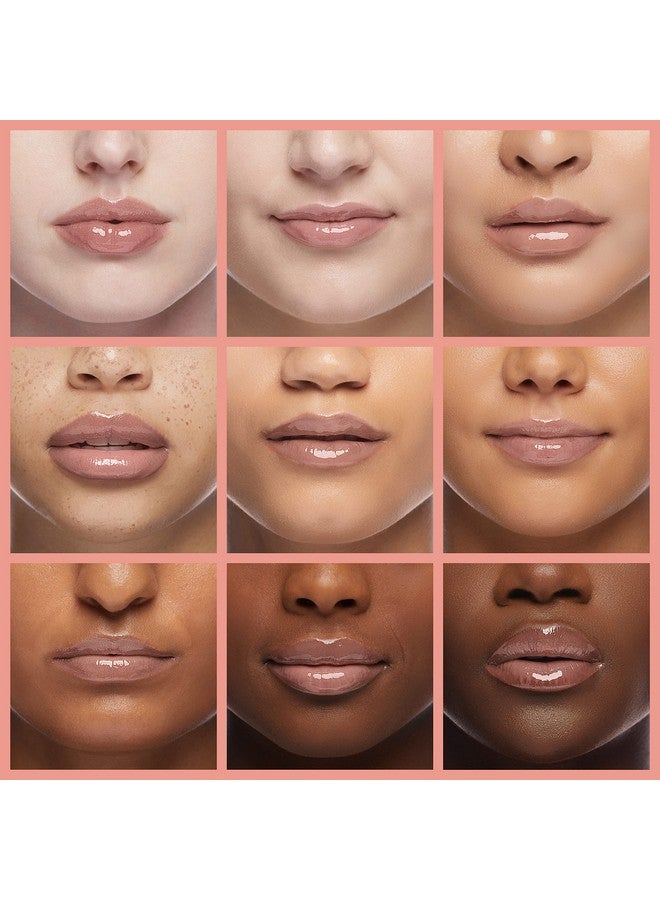 Alisesun Lip Oil Hydrating Tinted Lip Balm Plump Lip Gloss Lip Care Transparent Toot Lip Oil Tinted (001 Pink) - Image 4