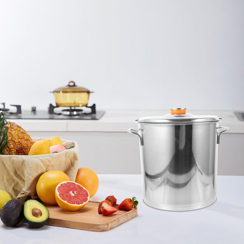 Workday cycle fulfillment VICASKY Stainless Steel Seafood Cooking Boiler Pot 25# Metal Soup Stewed Bucket with Accessories for Seafood Boil and Home Kitchen Cooking Indoor outdoor use Simple multifunctional build Multi warehouse process Assorted color options UV resistant Easy handling optimized design Stable local goods source Trendy widespread design Growing order stock support Leakproof sealed Practical versatile construction Climate adapted delivery plan Ready-to-ship local stock Indoor outdoor all-purpose fit Pre-stock well-packed goods Certified local stock Medium weight Fast & slow shipment compatible Tiered purchase options Anti slip All-in-one local deliver plan Light & heavy use compatible Modern versatile shape Gulf popular simple design - Image 5