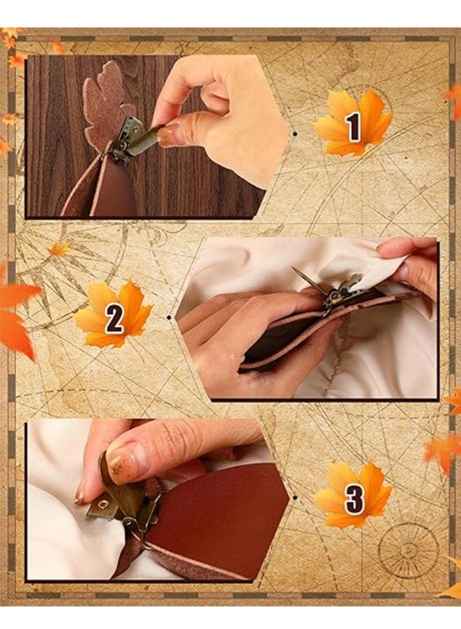 Muyixin 6 قطع من إكسسوارات النساء من عصر النهضة حزام حقيبة أوراق حزام الفايكنج زجاجات جرع جلدية تنزهات التنورة - Image 4