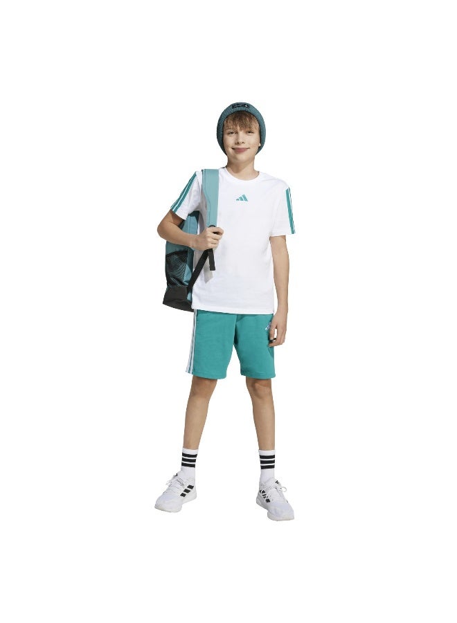 Adidas J 3S Kn Sh 210 Green Training Shorts For Junior 7-8Y - Image 4
