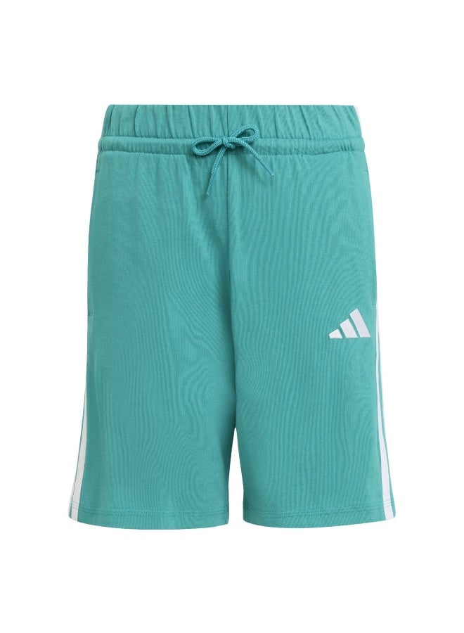 Adidas J 3S Kn Sh 210 Green Training Shorts For Junior 7-8Y - Image 1