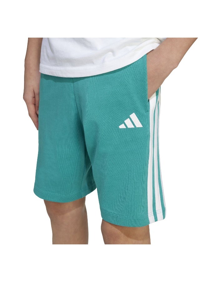 Adidas J 3S Kn Sh 210 Green Training Shorts For Junior 7-8Y - Image 5