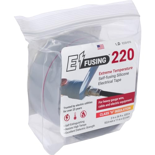 E/FUSING 220-15Kv Rated High Voltage Insulation Tape - 2 in x 36 ft - Image 2