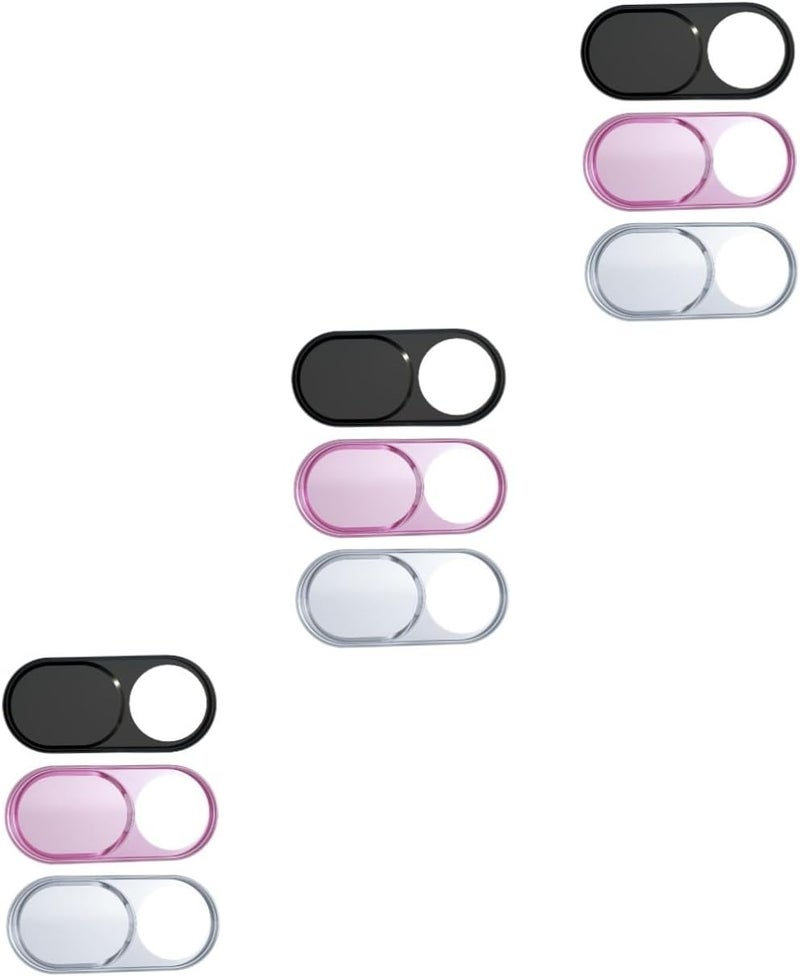 9pcs Webcam Privacy Lens Protector -Peeping for Laptops Mobile Devices Open Close and Compact Personal Privacy - Image 1