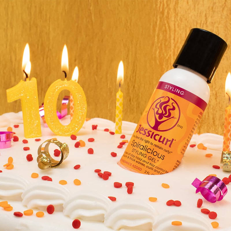 Jessicurl Spiralicious Gel, 2 Fl Oz - Hair Styling Gel for Curly Hair and Frizz Control, Safe for Color-Treated Hair, No Fragrance Added, Sulfate Free, Vegan - Image 3