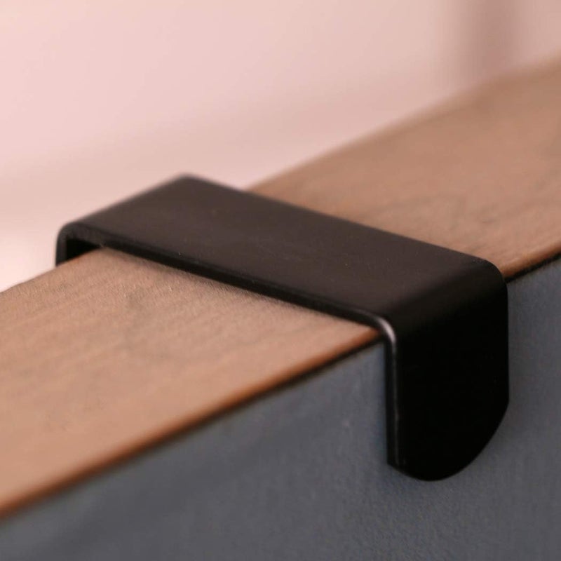 Encozy Over The Door Hooks,Coat Rack for Hanging Clothes Hat Towel (Heavy Duty Black 2pcs) - Image 4