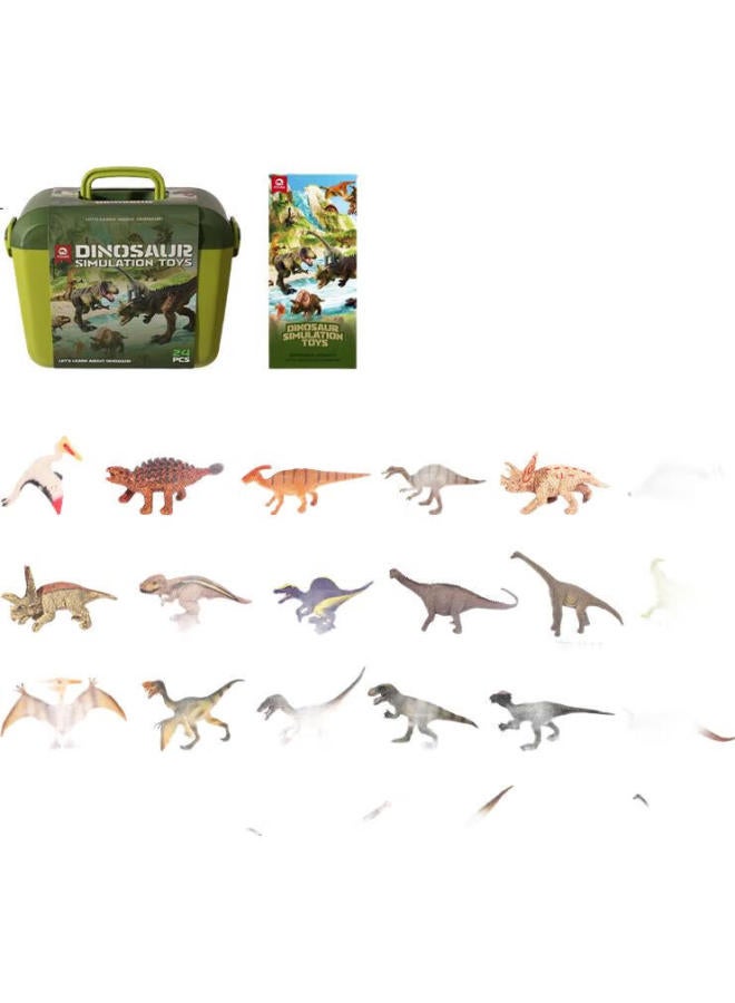 Mobee Dinosaur Toy, Realistic Animal Model, Tyrannosaurus Rex 2 Baby Set, 3-Year Early Education, Cognitive Development, Birthday Gift For Boys - Image 1