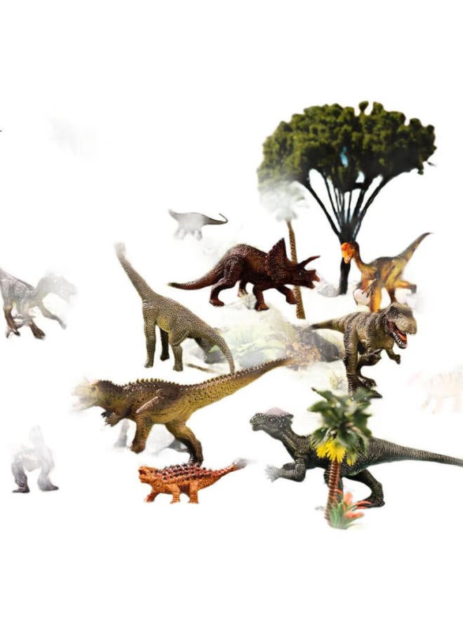 Mobee Dinosaur Toy, Realistic Animal Model, Tyrannosaurus Rex 2 Baby Set, 3-Year Early Education, Cognitive Development, Birthday Gift For Boys - Image 3