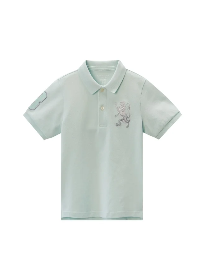 GIORDANO Green Lion Polo Shirt for Boys
