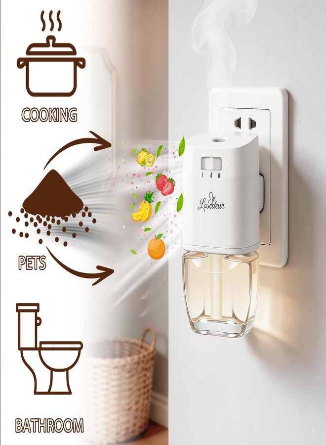 عبوات معطر جو كهربائي للمنزل، بروائح الكرز الأسود، والتوت، والحمضيات، والبطيخ والخيار الصيفية للحمام، 12 عبوة، 7.92 أونصة سائلة، متوافق مع معطرات الجو من إير ويك وجليد - Image 5