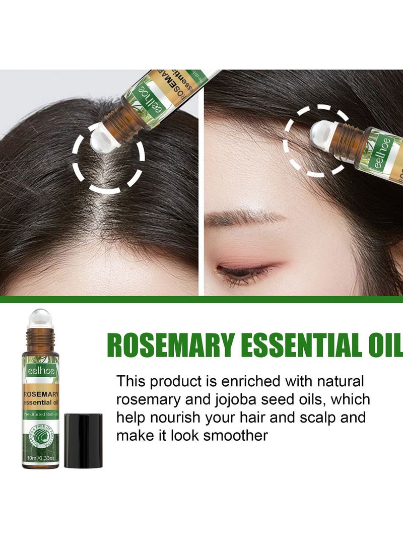 EELHOE - Rosemary Hair Care Gift Set Pure Rosemary Oil Natures Spell Rosemary Oil Pure Oil For Eyelash's, Eyebrows, Face, Body Hair & Skin Care, Hair Growth - Image 1