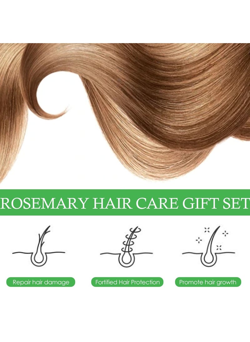 EELHOE - Rosemary Hair Care Gift Set Pure Rosemary Oil Natures Spell Rosemary Oil Pure Oil For Eyelash's, Eyebrows, Face, Body Hair & Skin Care, Hair Growth - Image 1