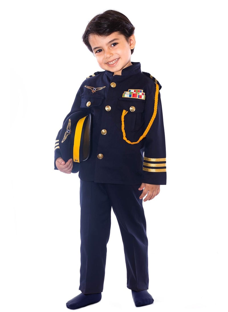 costumax Children Pilot Costume Dark Blue Color  - Image 2