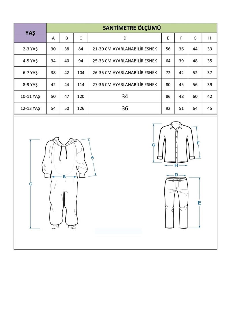 costumax Children Pilot Costume Dark Blue Color  - Image 3