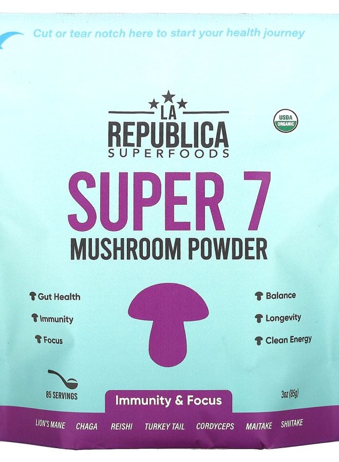 Super 7 Mushroom Powder 3 oz (85 g)