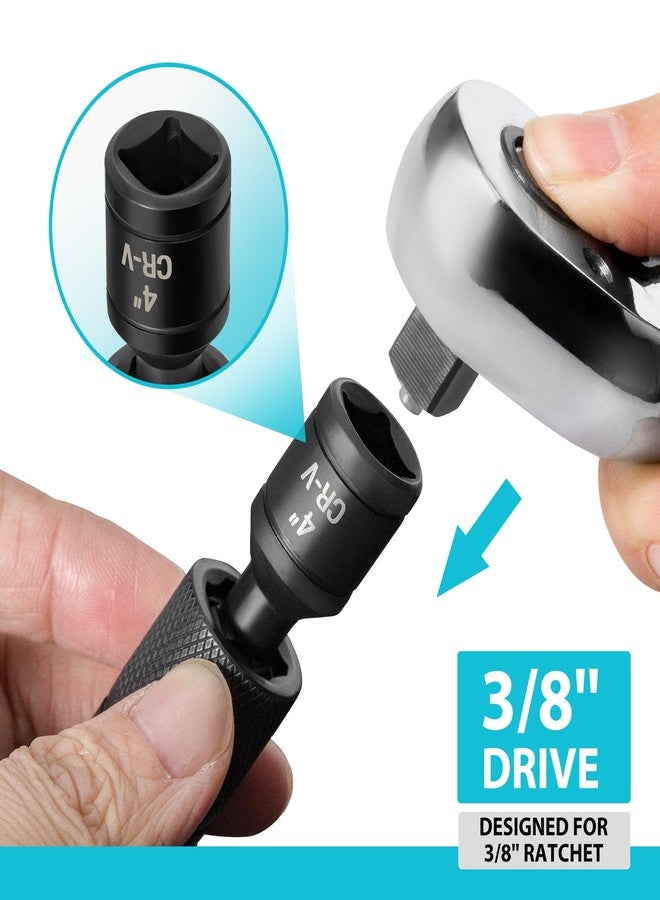 DURATECH 5/8" Swivel Magnetic Spark Plug Socket, 1MM Thin Wall Spark Plugs Socket with 12-Point, Enhanced Magnetic Head & Manganese Phosphate Coating, 3/8" Drive x 4" Total Length, Cr-V Steel Made - Image 5