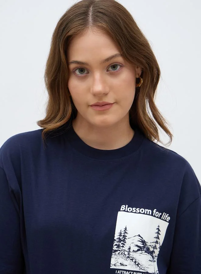 Styli Styli Graphic Print Oversized T-Shirt