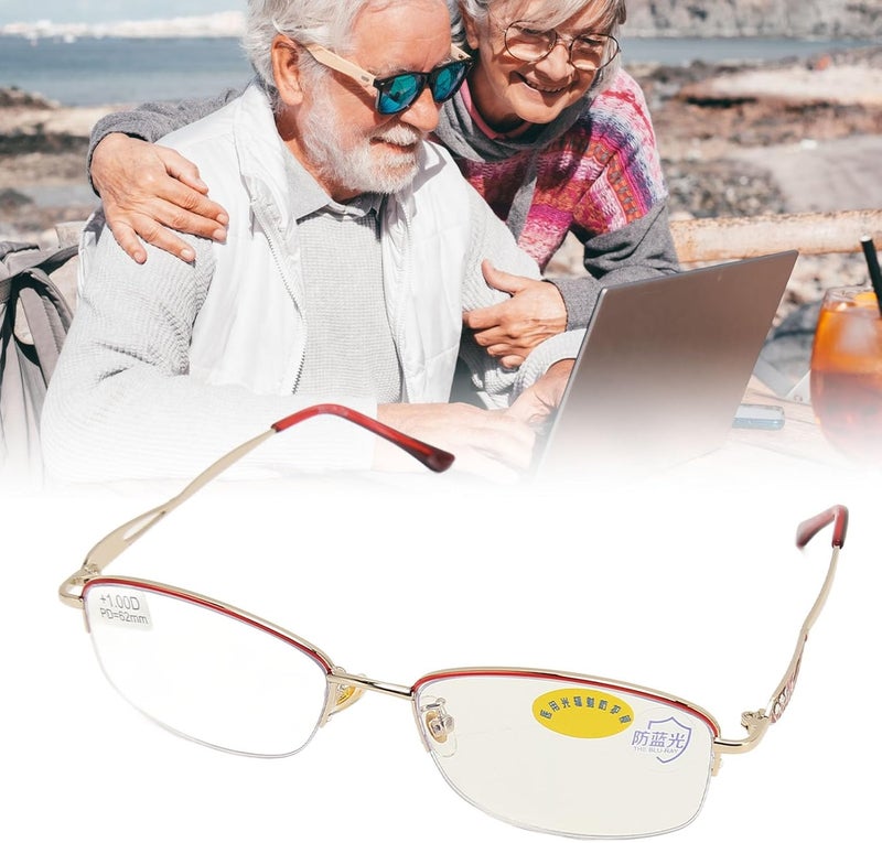 كلاراكو نظارات كلاركو، مانعة للضوء، مضادة لإجهاد العين والأشعة فوق البنفسجية، خفيفة الوزن، بدون إطار، مستطيلة الشكل، مناسبة للرجال والنساء، للقراءة والألعاب والتلفزيون والهواتف - Image 4