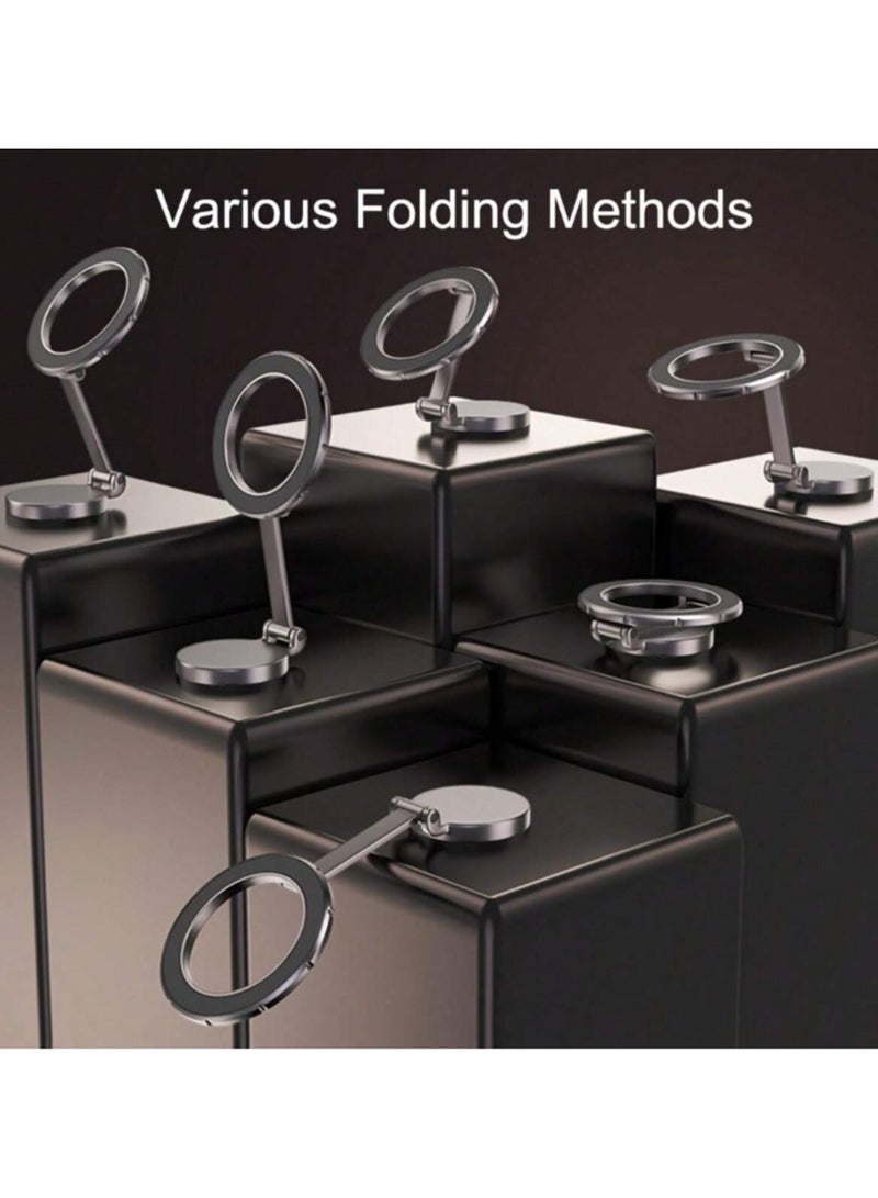 Magnetic Car Phone Holder with 360 Degree Rotation Foldable Car Mount Ventilated and High Temperature Resistant - Image 5