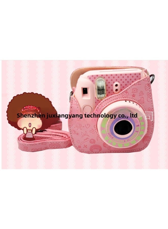 Generic Polaroid Camera Bag Mini8 8+9 Handbag Little Witch Pink Rose Red-Color:Yellow  - Image 4