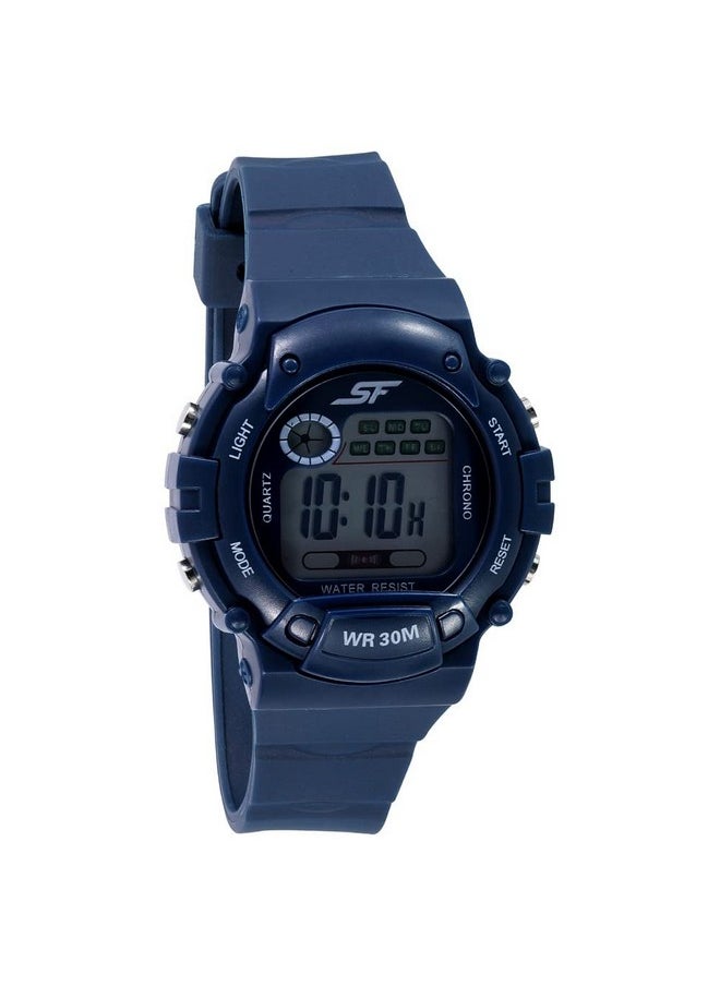 Sonata SF Digital Dial Grey Plastic Strap Watch for Men-NS7982PP11  - Image 2