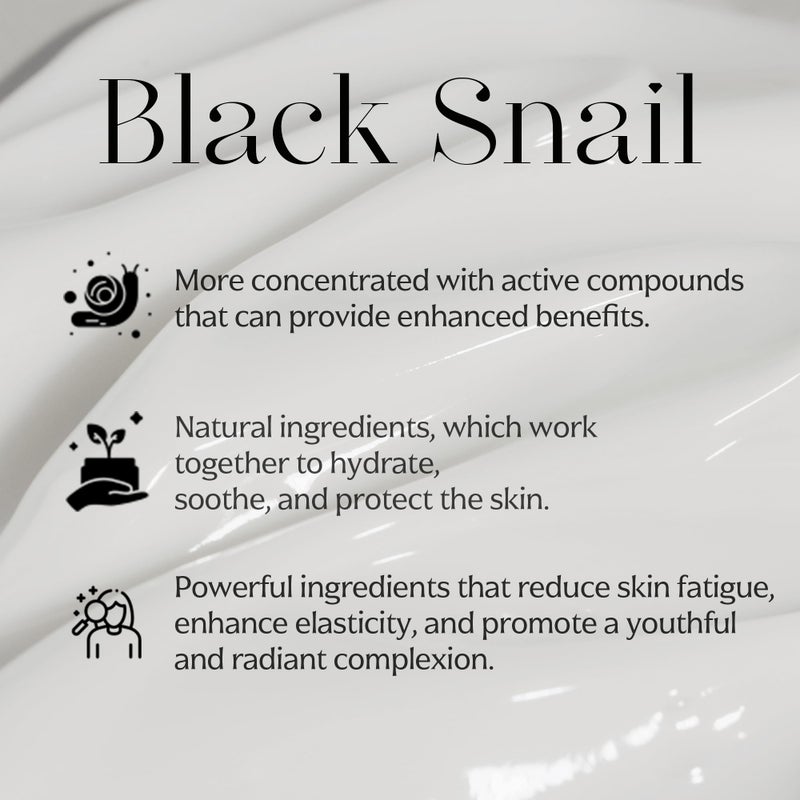 MIZON Black Snail All In One Cream Intensive Korean Skin Care Facial Moisturizing Snail Mucin Extract (2.54 fl oz) - Image 5