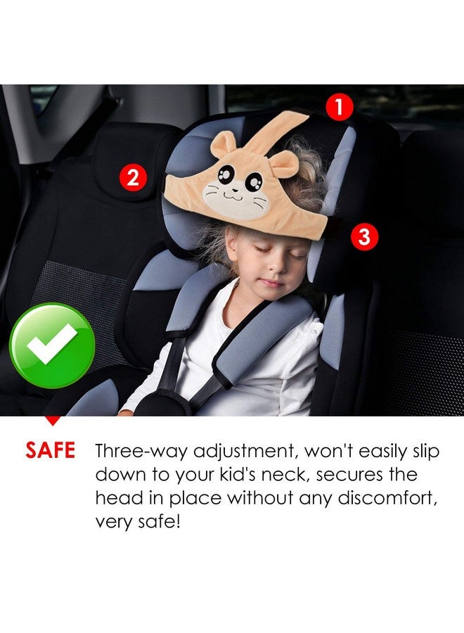 HJH Car Seat Head Support Toddler Head Strap for Car Seat Baby Head Protector Stroller Car Seat Sleeping Headrest for Toddler Child Children Kids Infant - Image 3