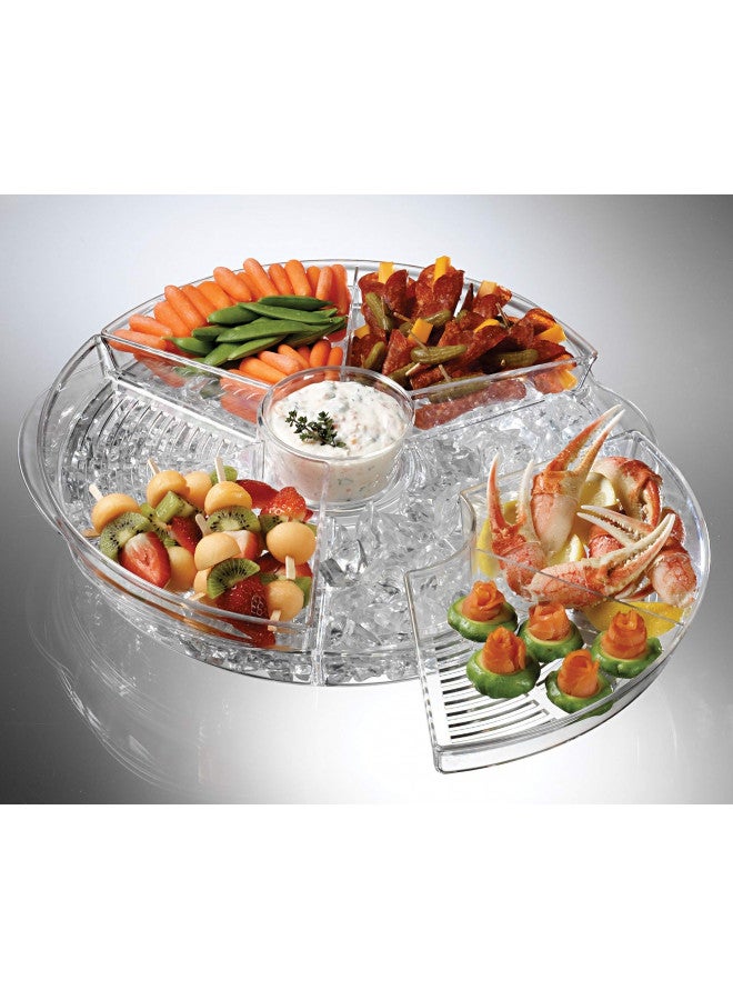 PRODYNE بروتين مقبلات على الثلج مع أغطية، 16 إنش، شفاف - Image 4