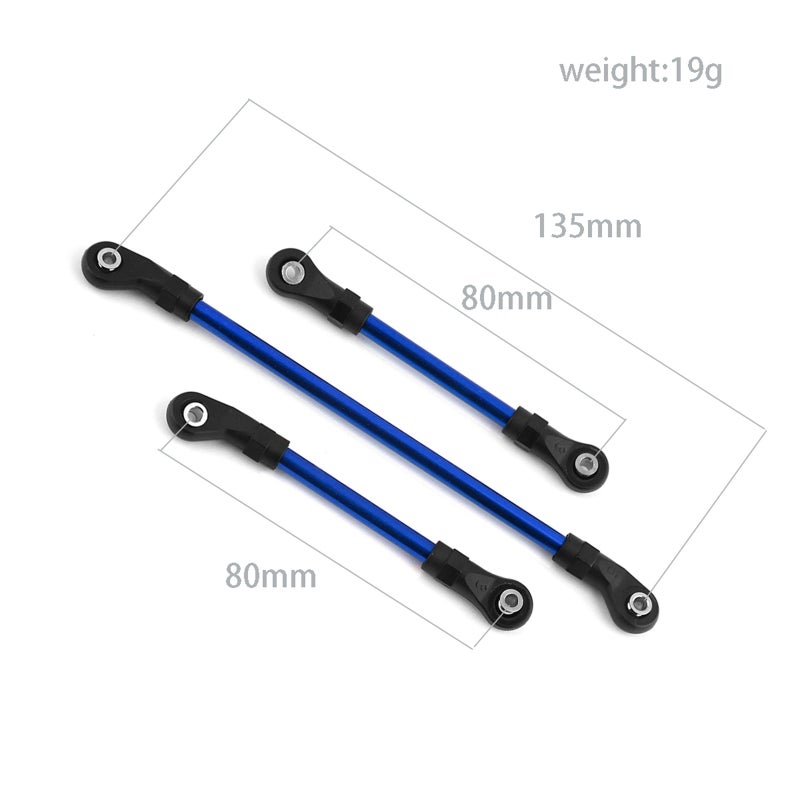 Replacement for TRAX 8140R Metal Steering Rod 5X117 60 63 Modified Upgraded Accessories - Image 2