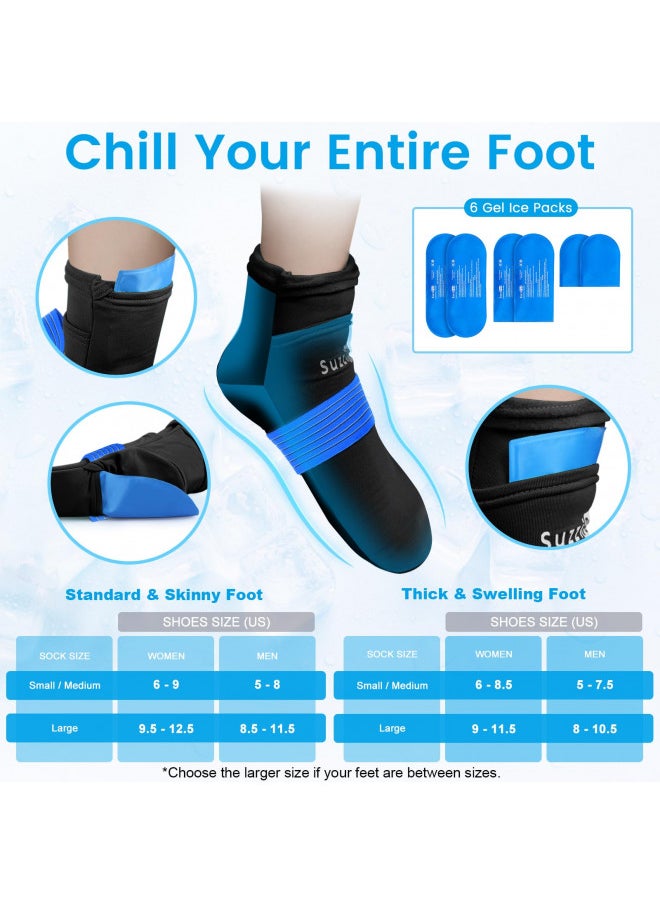 SuzziPad Foot Ice Pack Cooling Socks & Cold Gloves for Chemotherapy Neuropathy, Comfort Items for Chemo Patients, Ideal for Plantar Fasciitis, Gout Relief for feet, L - pzsku/ZAA65D84DF107C88AE9E4Z/45/_/1728156680/10df8ad7-00e0-48bf-9924-ffd7269b7011