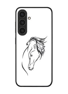 Rugged Black edge case for Samsung Galaxy S24 Plus, Slim fit Soft Case Flexible Anti Drop TPU Gel Thin Cover- ArabStallion Strut